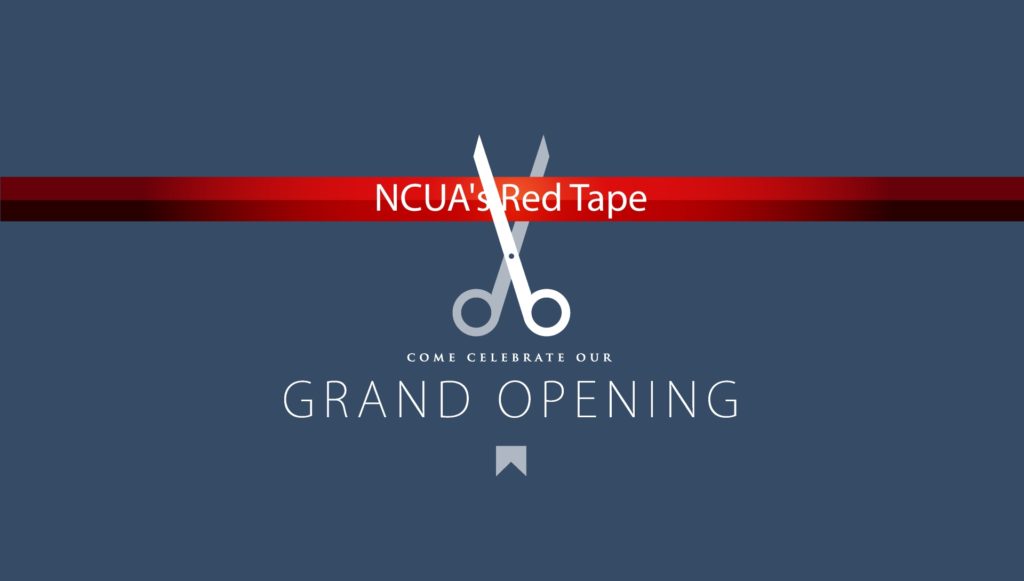 ribbon cutting ceremony of NCUA red tape