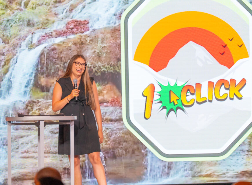 Vice President of Lender*VP Ashley Melder impresses attendees with the volume of 1Click Offers converted into loans, and the latest and greatest to improve the toolset for credit unions.