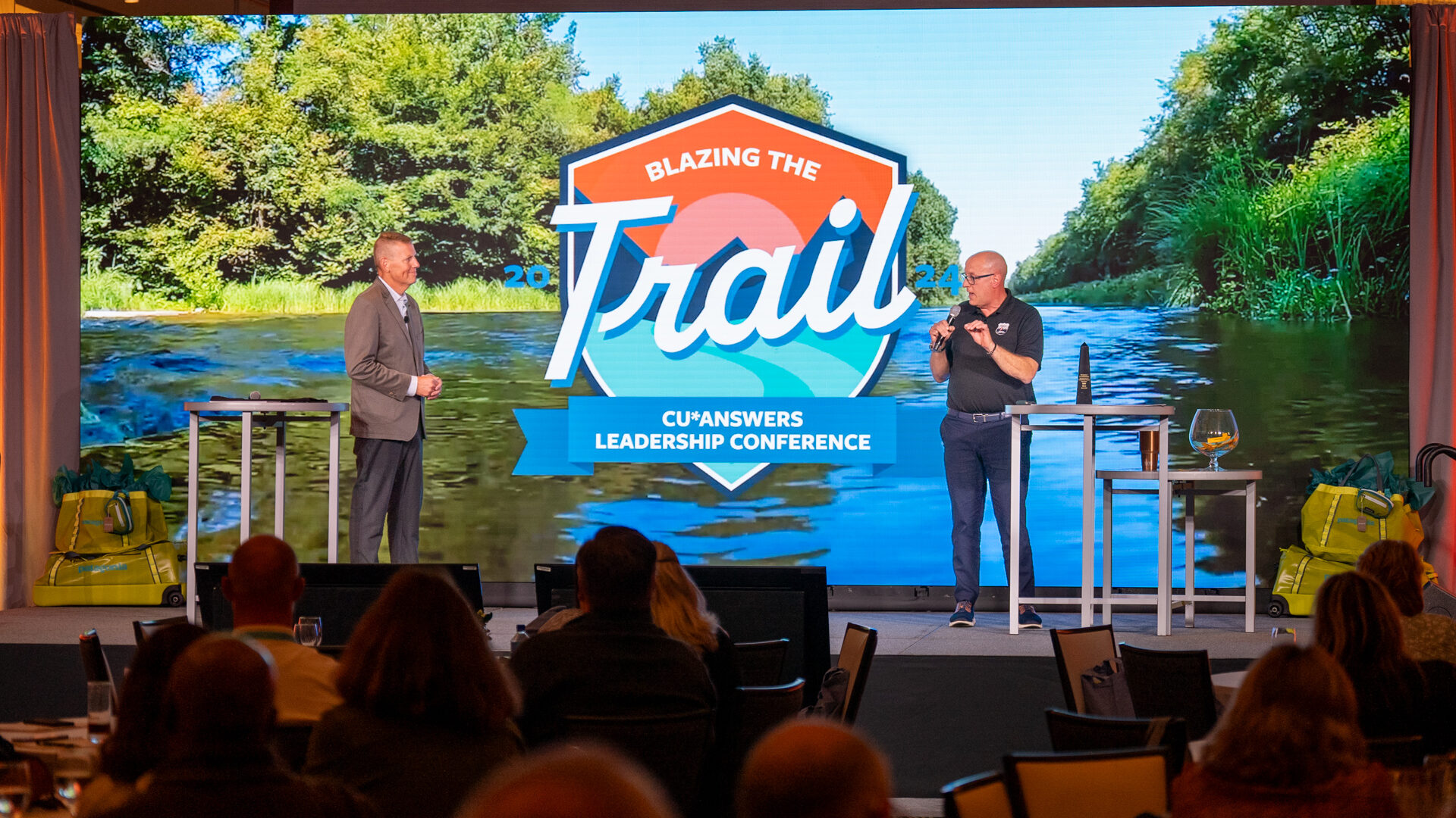 CEO of start-ups The Finest FCU and New Jersey State PBA FCU, Keith Stone, shares his thoughts with the audience on the importance of being an outspoken advocate for credit unions as he accepts the Spirt of CU*Answers Entrepreneur Award. 