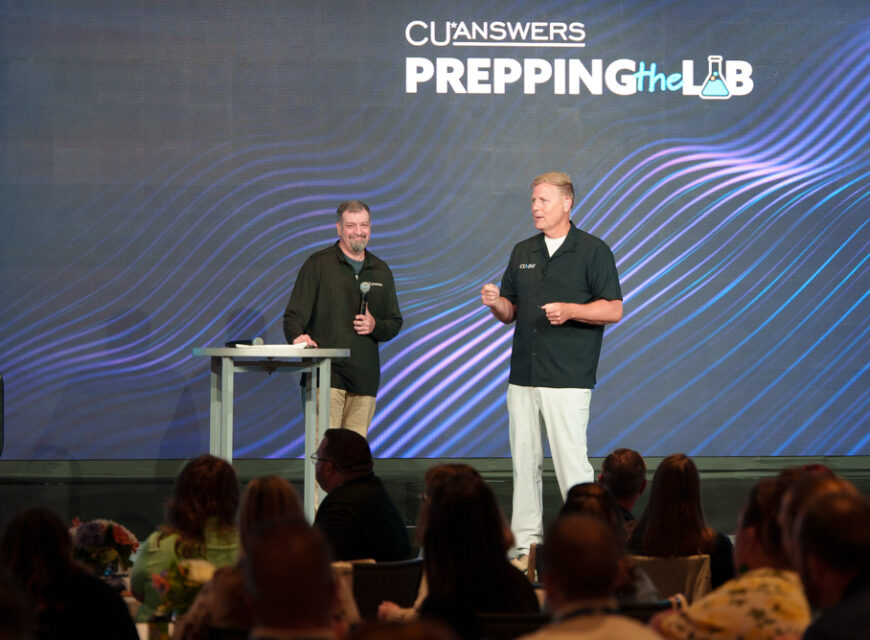 EVP of Software Development Brian Maurer and CEO Geoff Johnson